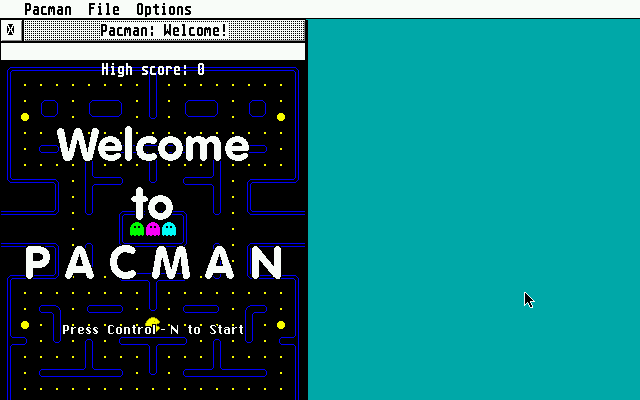 Pacman for GEM atari screenshot